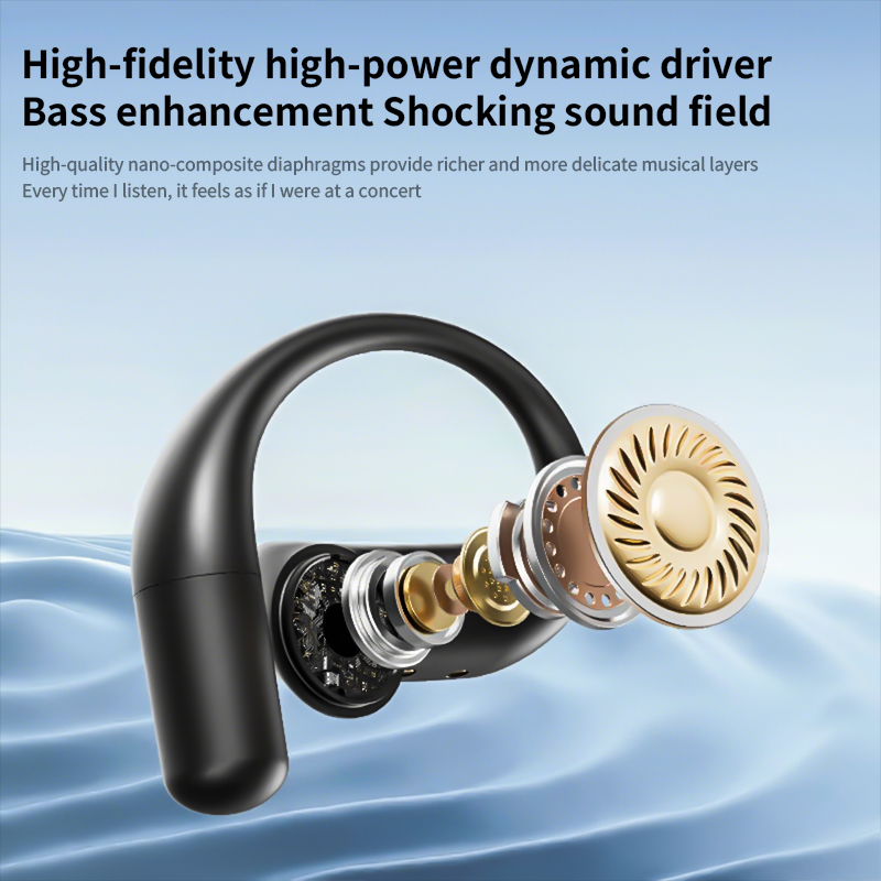Bluetooth Ear Hook True Wireless Earbuds with Mic