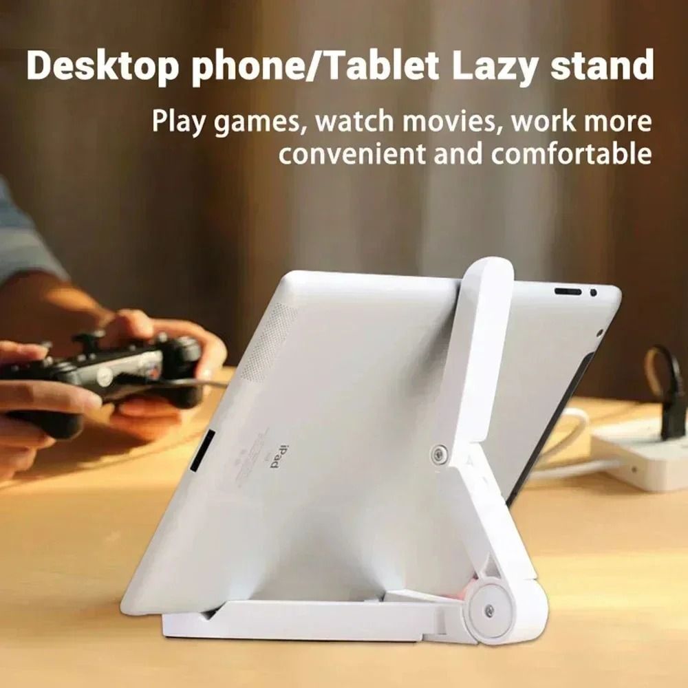 Foldable Universal Tablet And Phone Stand With Adjustable Angle