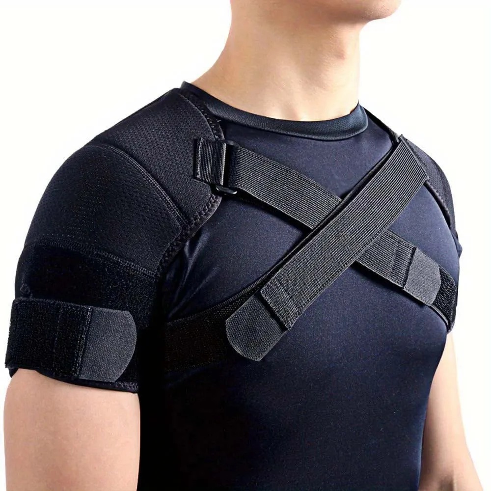 Adjustable Cross Shoulder Support Straps Comfortable and Supportive Back Sports Shoulder Brace with Adjustable Straps