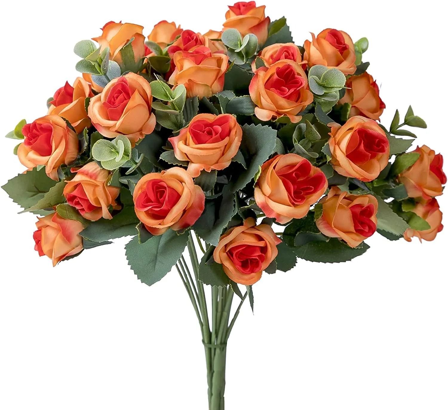 Grand Botanical Silk Rose & Eucalyptus Bouquet