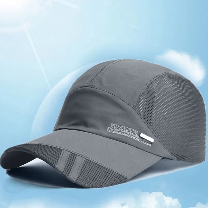 Quick-Dry Breathable Sports Baseball Cap – Outdoor Sun Protection Hat for Travel & Running