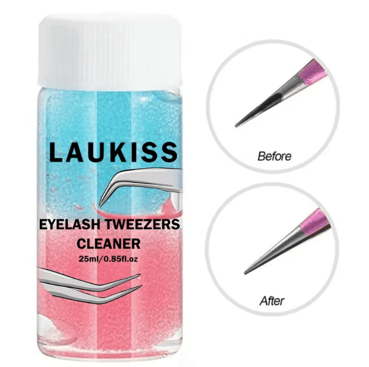 PureLash Tool Cleaner 25 ml – Tweezers Glue Remover Liquid with Sponge Ball