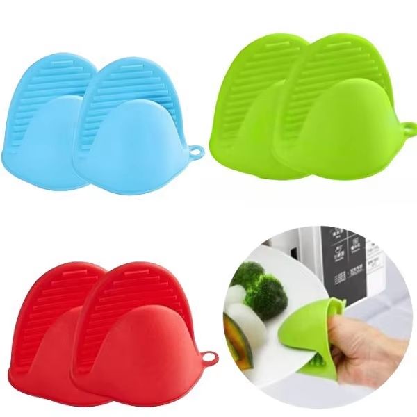 Silicone Anti-Heat Gloves – Heat-Resistant Gloves for Microwave Ovens and Baking, Thickened for Maximum Protection