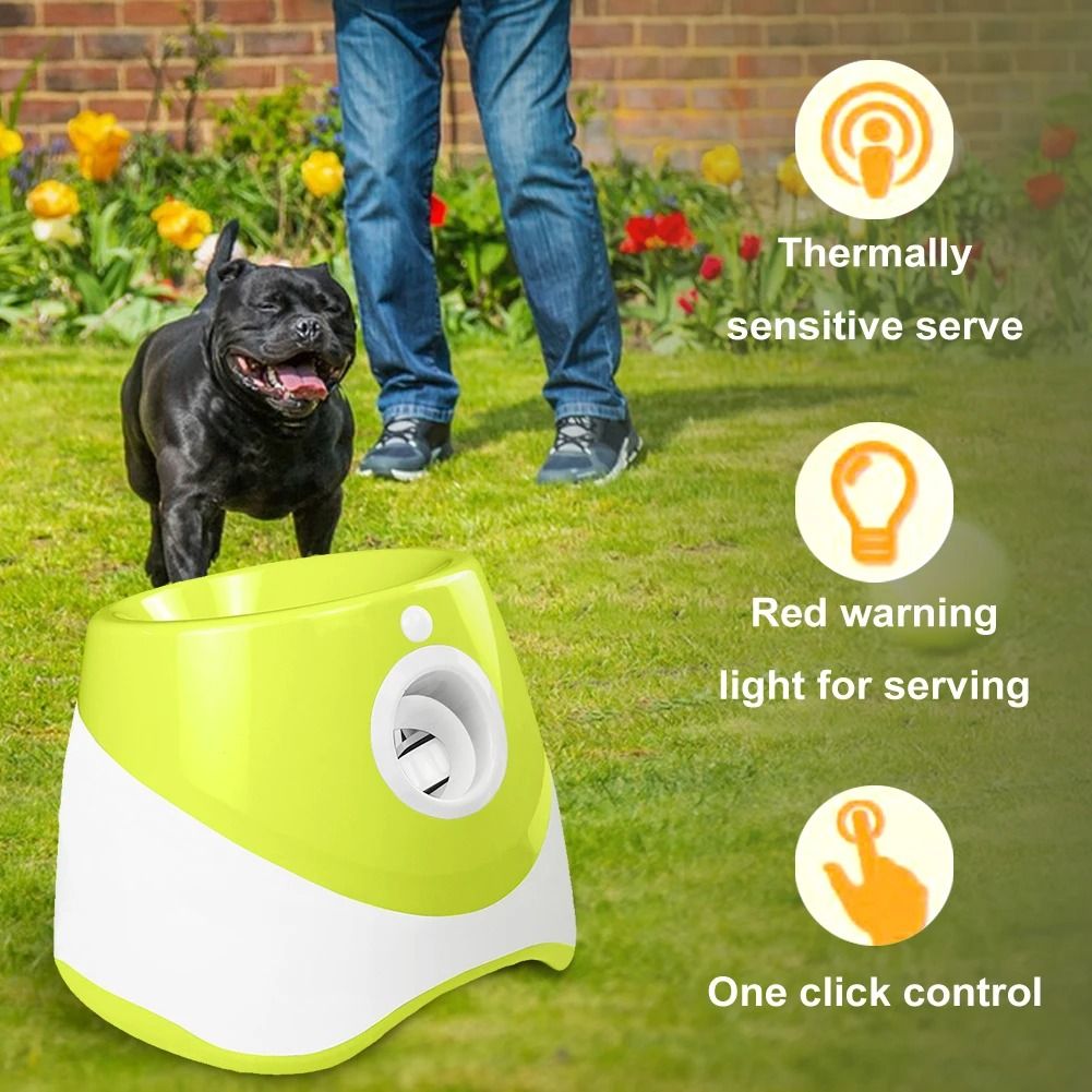 Automatic Dog Tennis Ball Launcher Rechargable