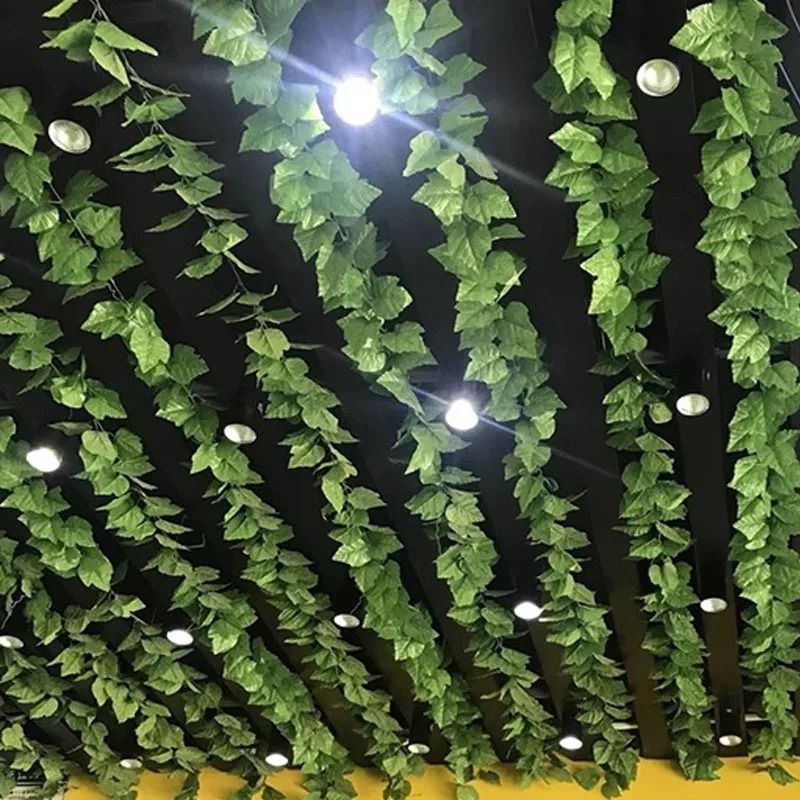 Lifelike Artificial Ivy Leaf Hanging Vine Garland for Home and Event Decor