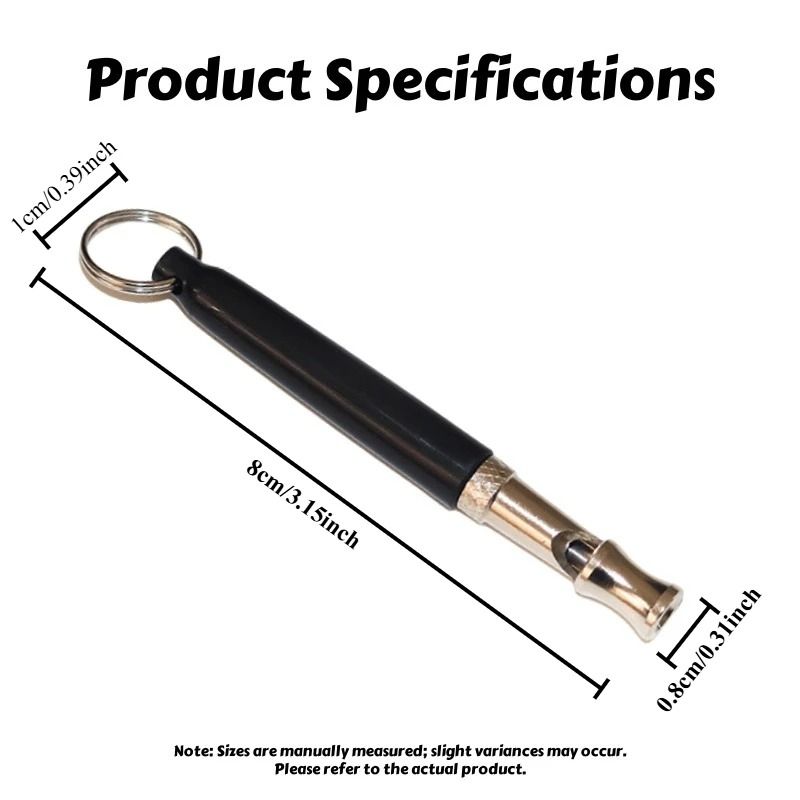 Professional Ultrasonic Stainless Steel Dog Training Whistle