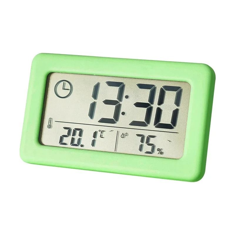 Digital Weather Station Clock with Thermometer and Hygrometer