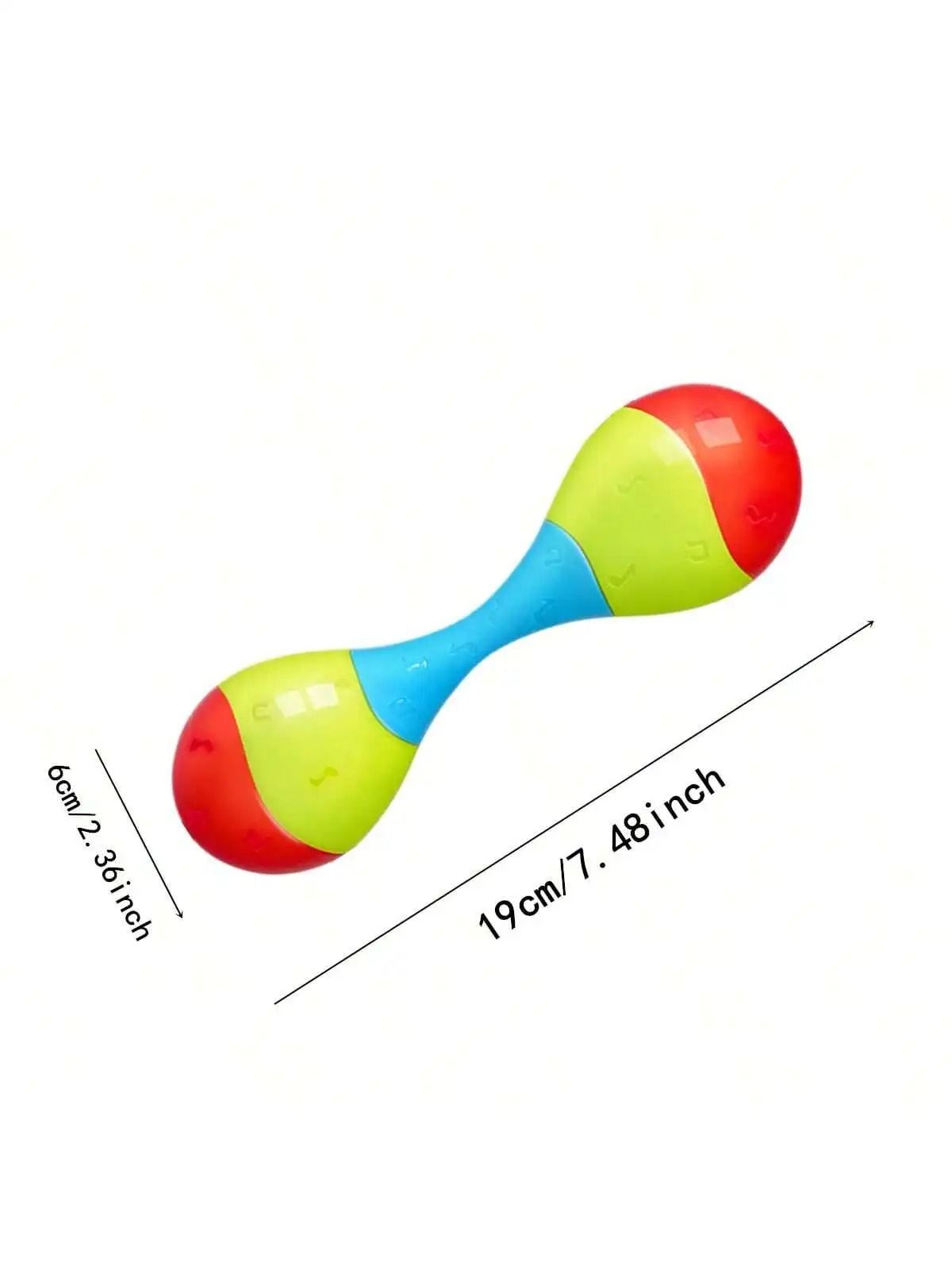 Chromatic Dual-Node Percussion Maraca – High-Fidelity Musical Sand Hammer