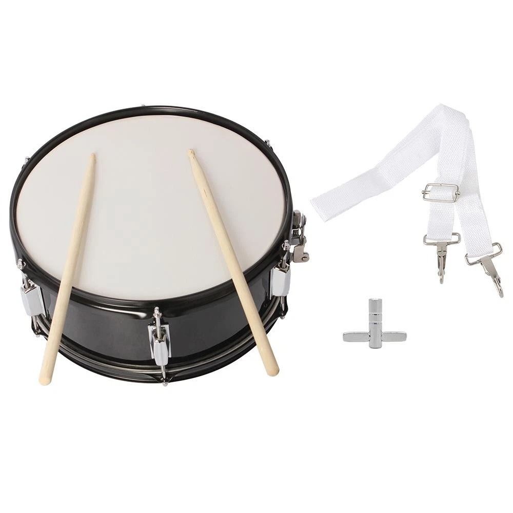 Marching Snare Drum Transparent with Drum Sticks