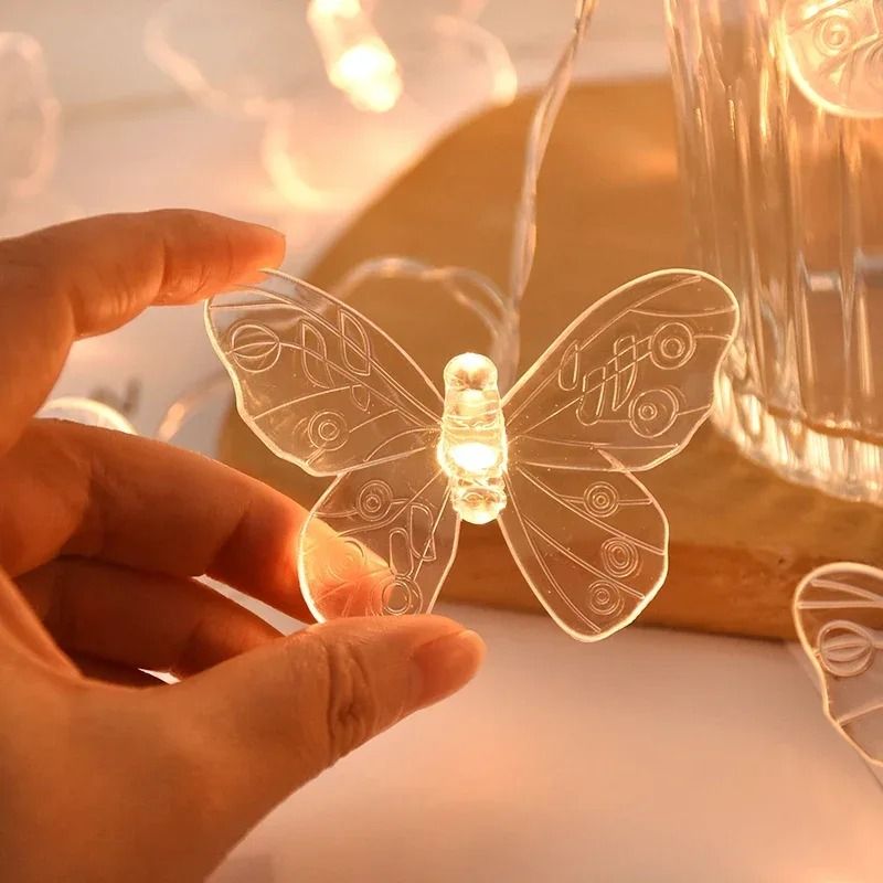 Dreamy Butterfly Wings Fairy Lights