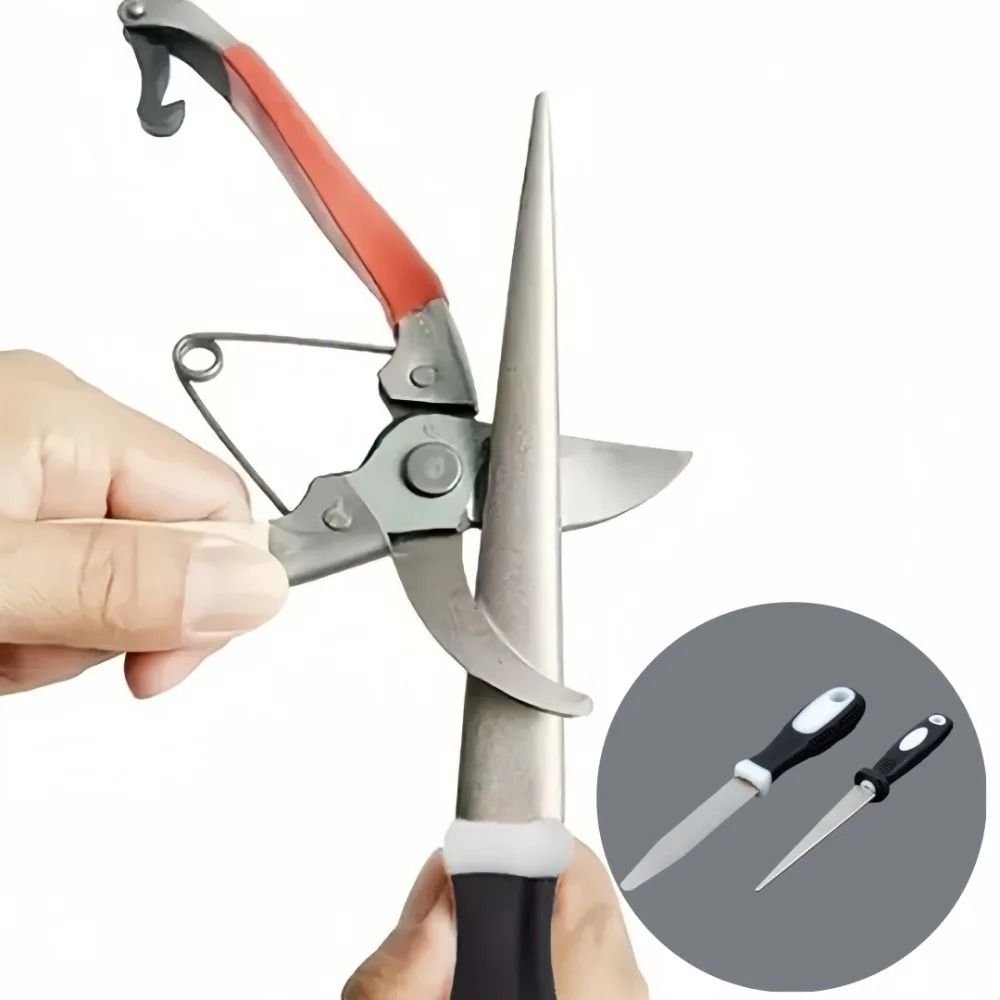 Professional Diamond Small Semicircle File Handheld Double-Sided Sharpening Rod