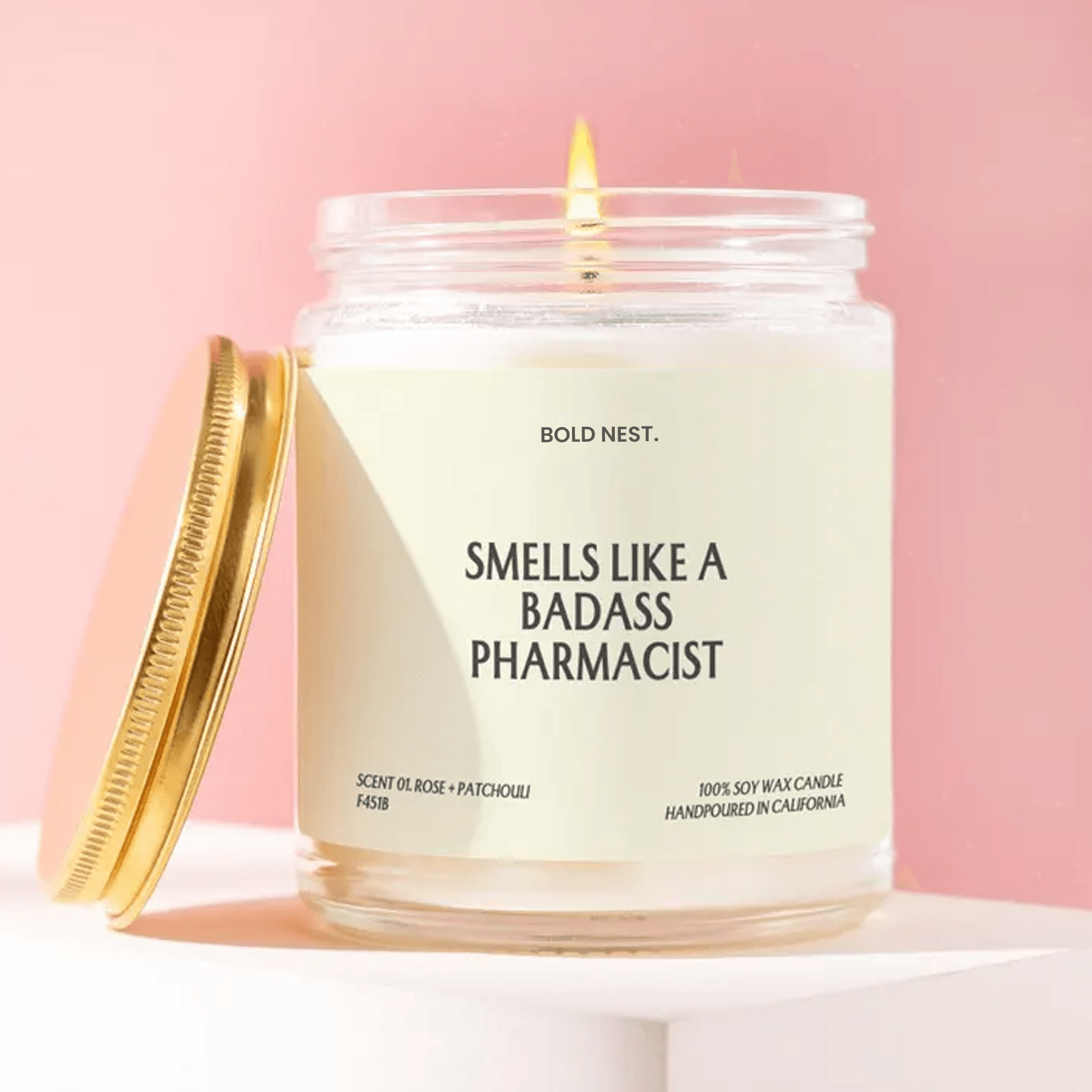 Pharmacist Gift Badass Pharmacist Candle Funny Unique Handmade Personalized Appreciation Thank You For Pharmacy Graduate
