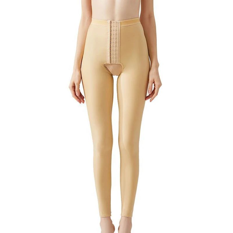Womens Post-Liposuction Compression Shapewear – Thigh & Belly Control Recovery Pants Medical Body Shaper
