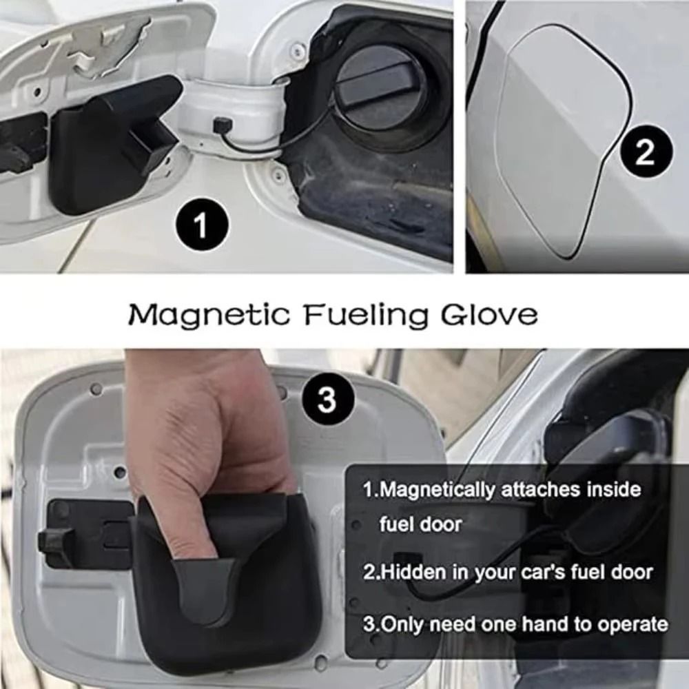 Car Refueling Protective Glove – Universal Soft Silicone Shield – High-Yield Automotive Refueling Interaction Hub