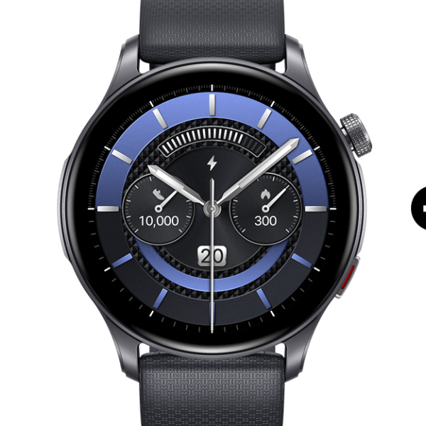 Btalk GPS Smartwatch AMOLED Display Dual Strap Sports Watch Bluetooth Calling Heart Rate Stress Tracking