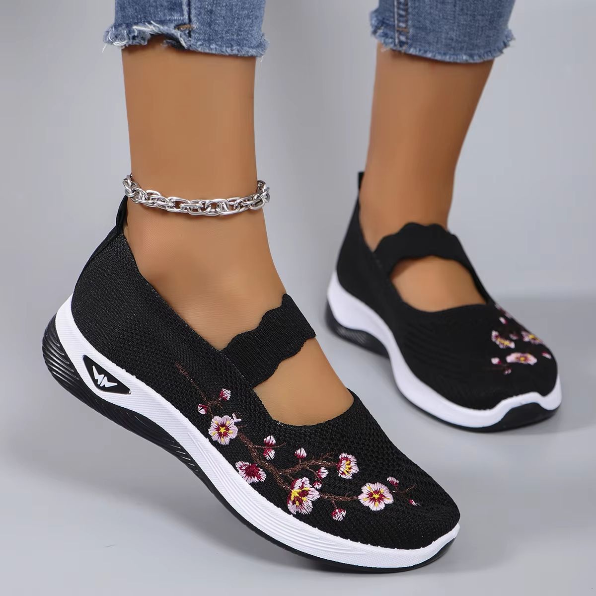 AirWeave Summer Mesh Flats – Women's Lightweight Breathable Casual Shoes