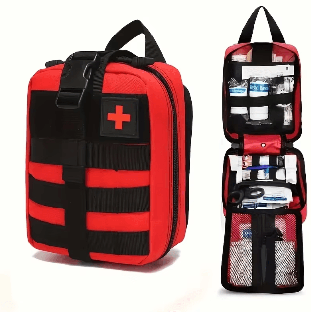 205-Piece Universal First Aid Kit – Compact & Complete Emergency Medical Set for Home, Travel & Outdoor