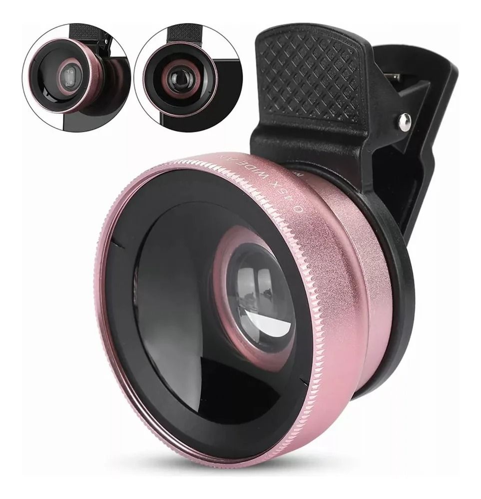 Professional HD 2-in-1 Wide Angle and Macro Smartphone Lens Kit