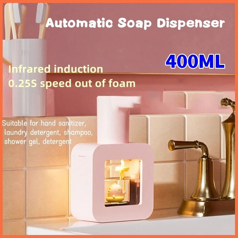 Professional 13.5 oz Automatic Cute Pet Soap Dispenser