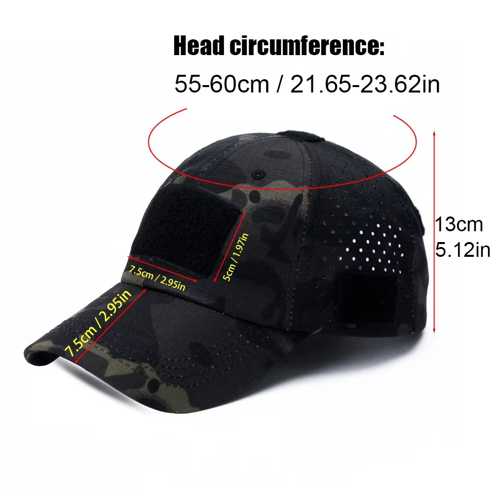 CamoVent UV Shield Camouflage Baseball Cap – Lightweight Breathable Sun Protection Hat
