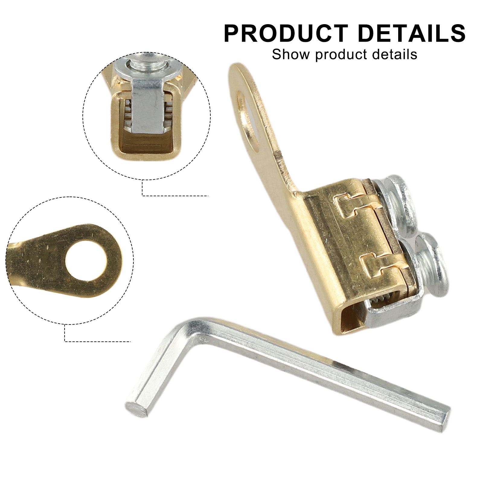 Battery Clamps, Pure Copper Terminal, Car Connector, Thickened Wire Clips