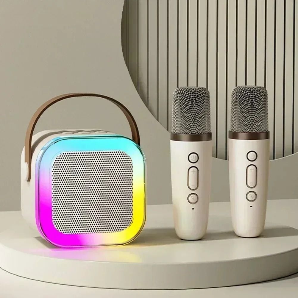K12 Bluetooth Karaoke Speaker Mini Wireless Sound System with Microphone
