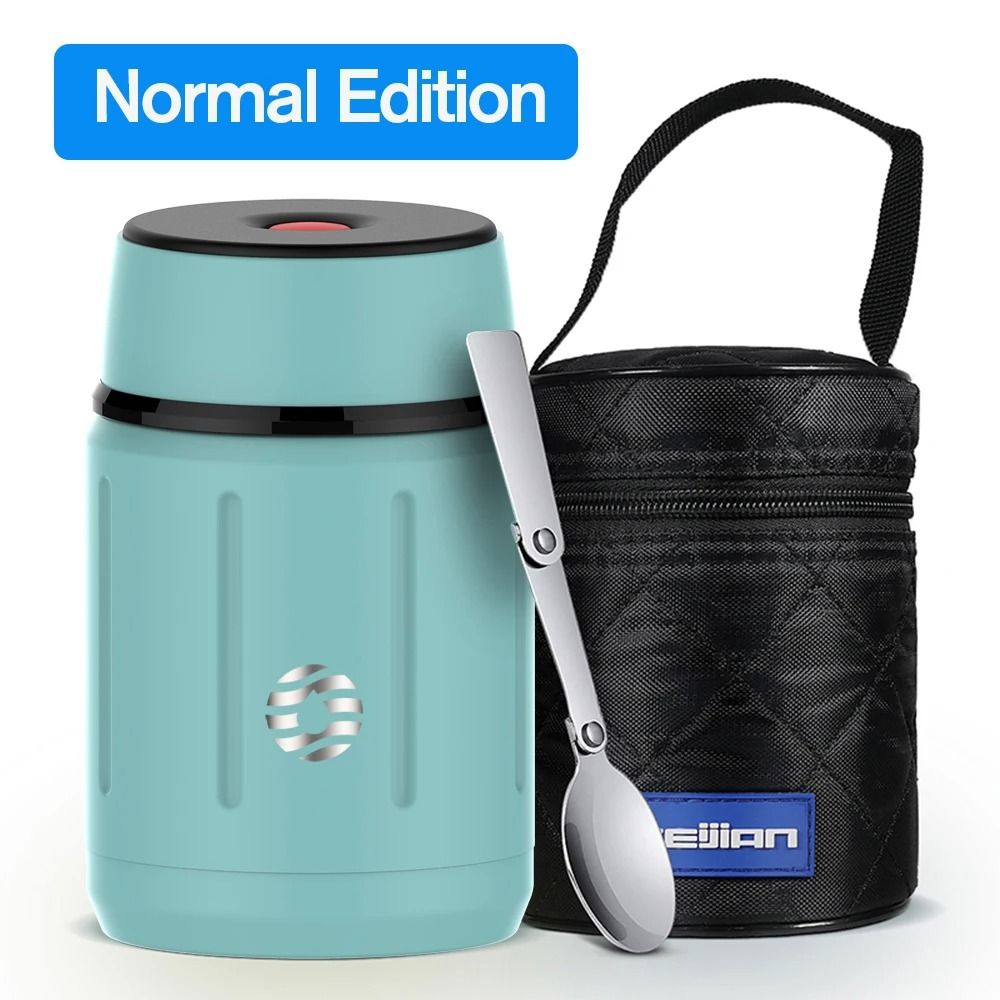 Food Thermos Vacuum Lunch Box Stainless Steel 750ML with Spoon