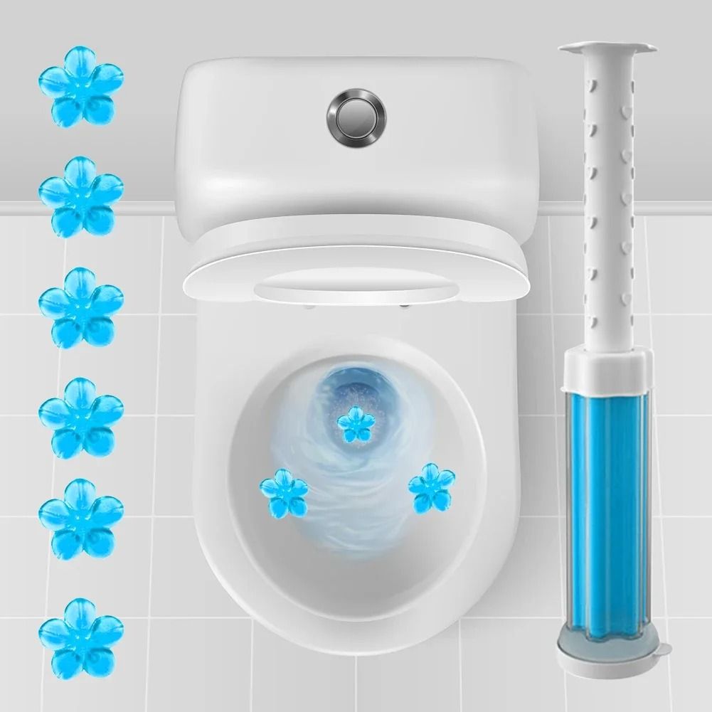 Toilet Cleaner Gel Odor Remover with Floral Scents Long-Lasting Aromatic Toilet Gel