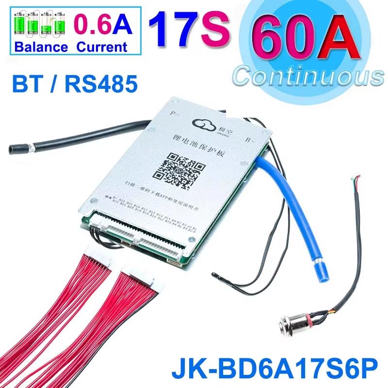 JK-BMS Smart Bluetooth Active Balance Battery Management System – Li-ion, LiFePO4, LTO Battery Protection 12V–48V 200A–3