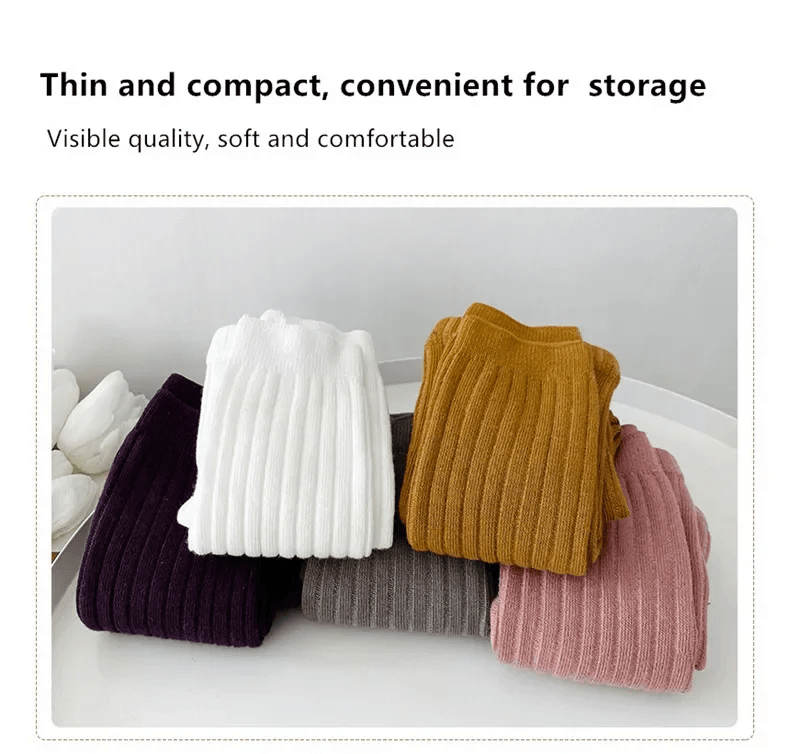 CozyFlex Cotton Baby Leggings Spring Autumn Knit Pants for Boys and Girls