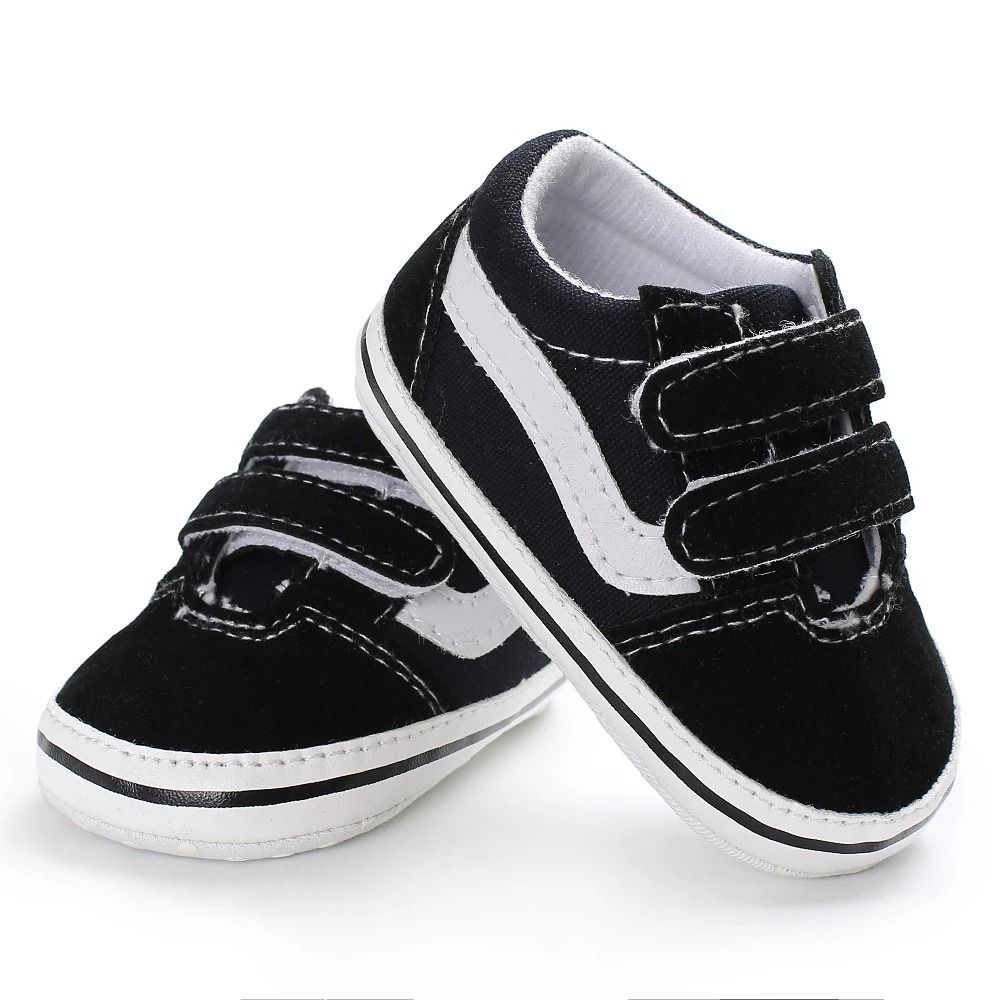 Soft Canvas Baby Walking Shoes with Flexible Sole