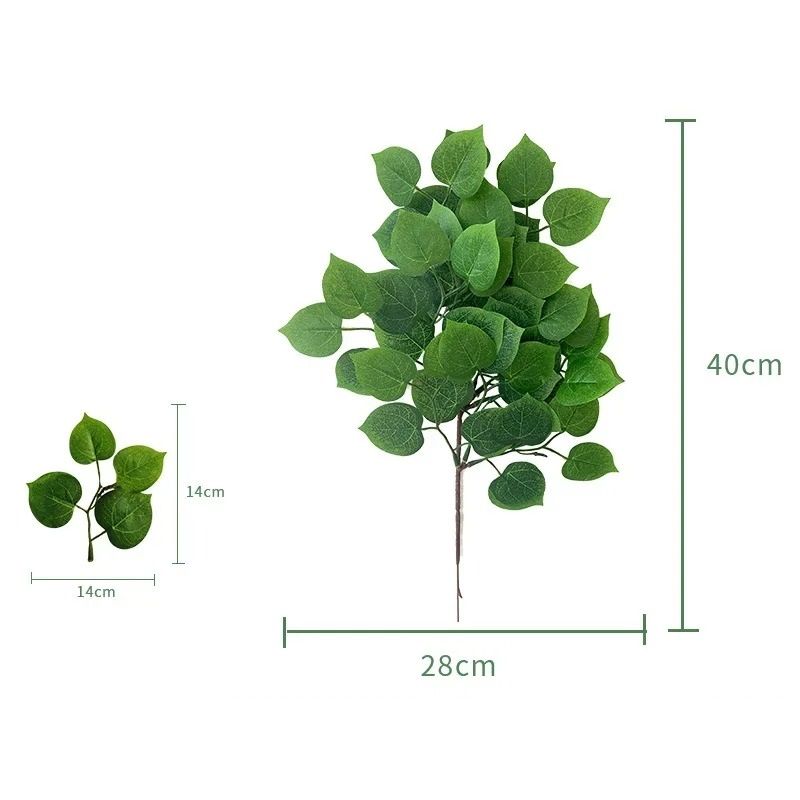 Silver Dollar Artificial Eucalyptus Greenery Stem