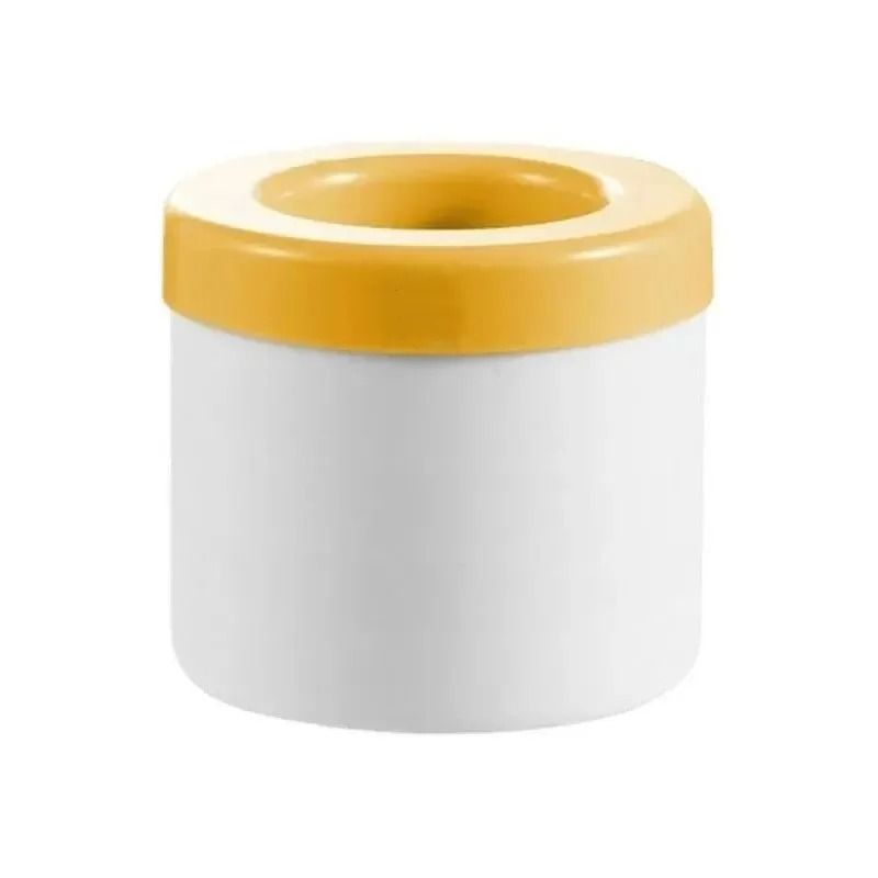 Silicone Ice Cube Mold with Compact Round Ice Bucket Design