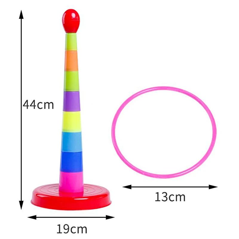 Kids Throw Circle Game Ferrule Stacked Toy Set