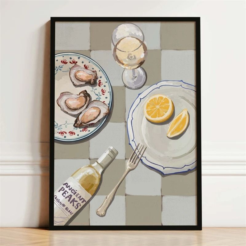Gastronomic Narrative Canvas – High-Definition French Breakfast Architectural Art