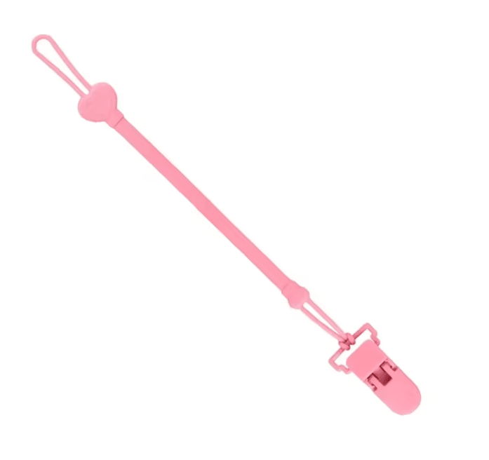 SilicoSecure Baby Pacifier Clip Silicone Teether Chain Holder