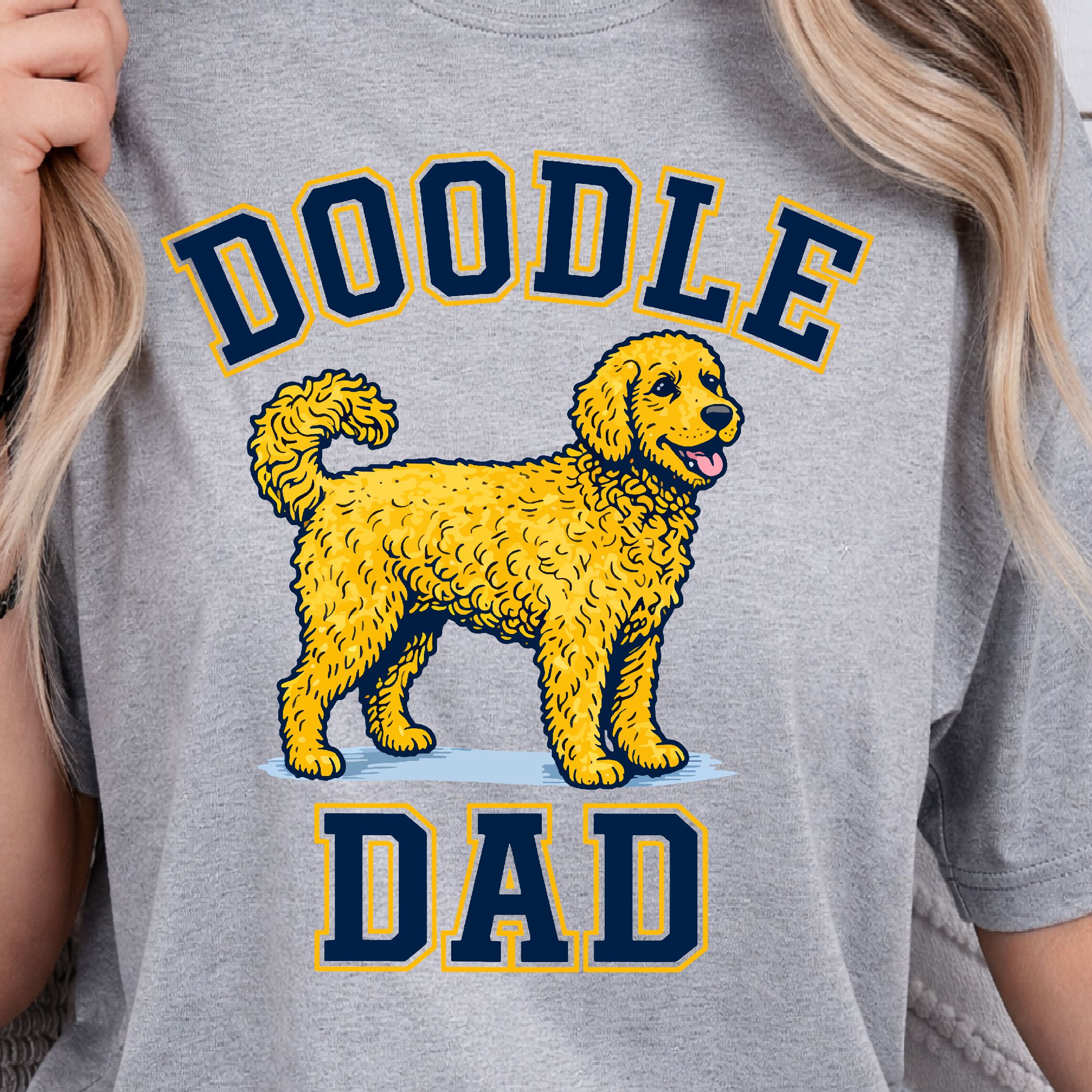 Doodle Dad Shirt, Funny Dog Dad T-Shirt, Cute Doodle Lover Tee