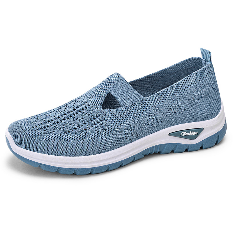 New Mesh Women Vulcanized Shoes, High Quality Women Sneakers, Slip On Flats Shoes, Women Loafers