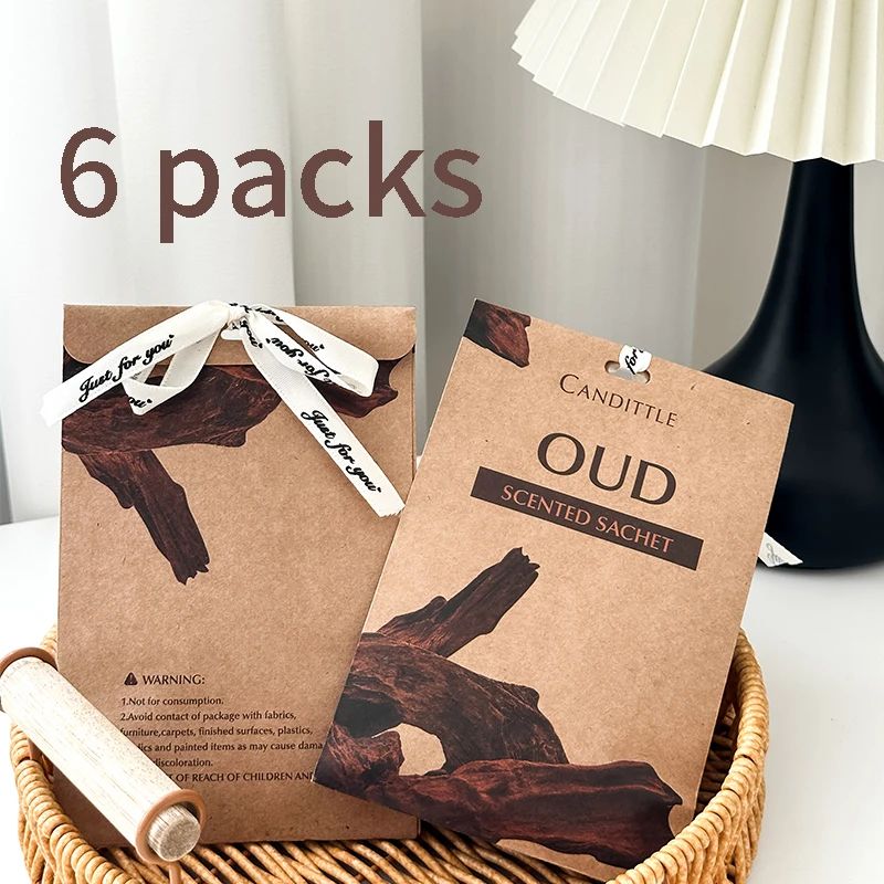 6 Pack Scented Sachet Aroma Bags Set