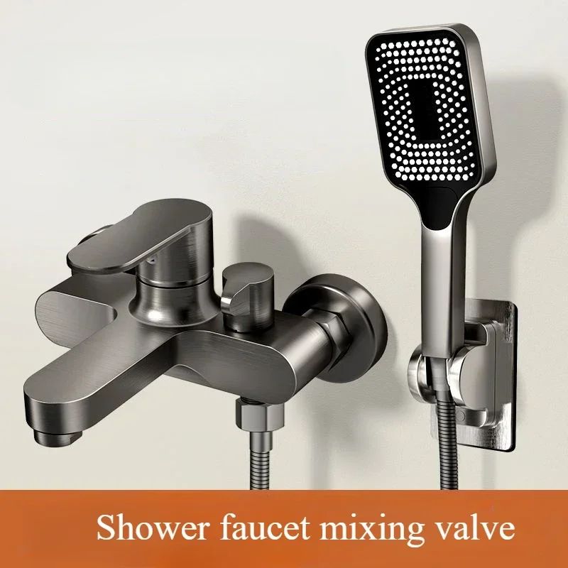 Luxury Thermostatic Shower System with 3-Way Diverter & Bathtub Mixer