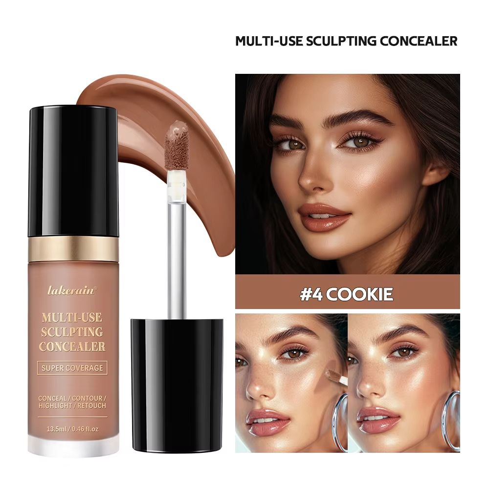 Flawless Multi Use Concealer Cream Long Lasting Foundation Concealer Hydrating Oil Free Contour & Highlight Makeup