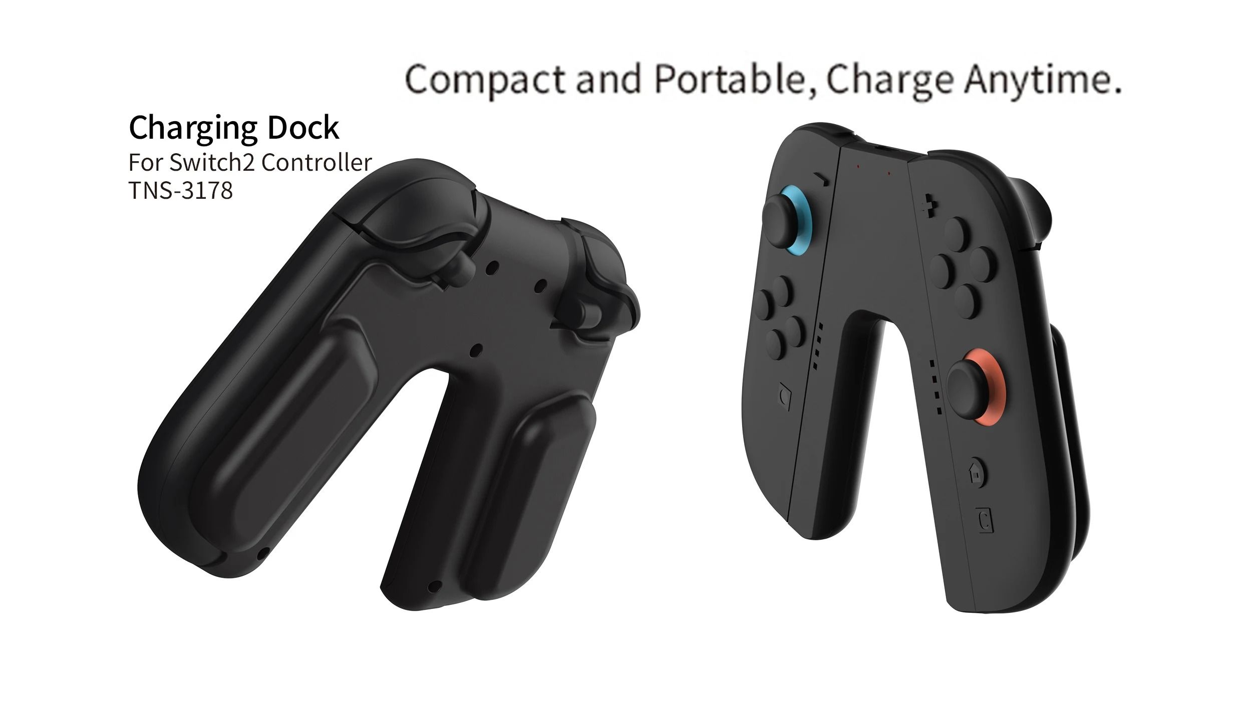 Nintendo Switch 2 Joycon Charging Grip Controller Handle Charging Dock Station