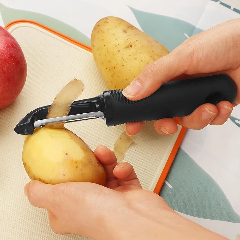 Precision Glide Swivel Vegetable Peeler – Stainless Steel Potato & Apple Peeling Tool
