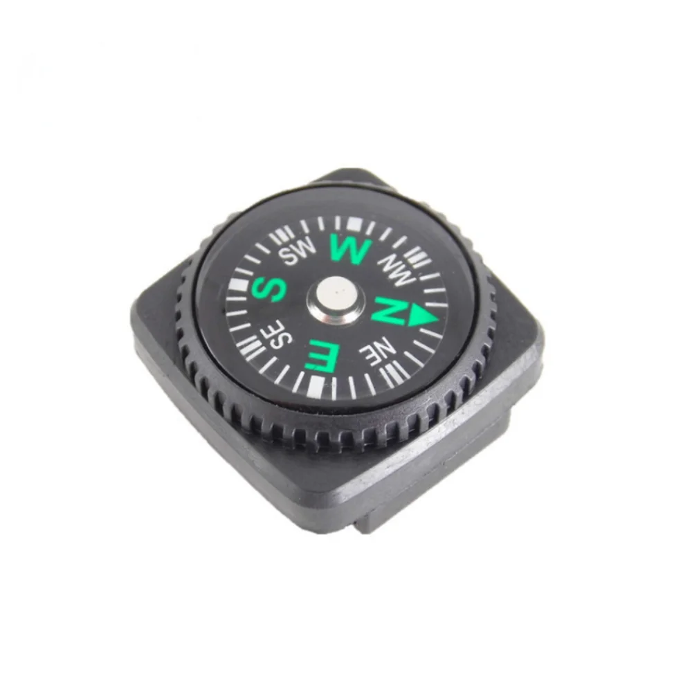 Mini Strap Button Compass for Hiking Camping and Survival Gear