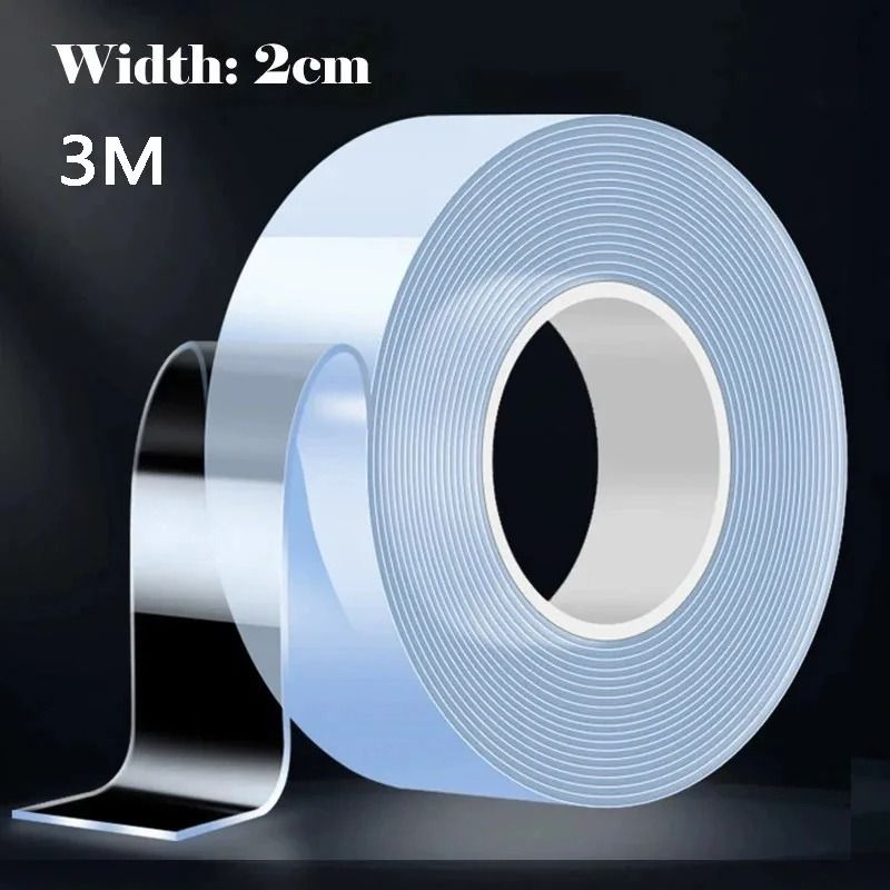 Versatile Reusable Double-Sided Waterproof Adhesive Tape