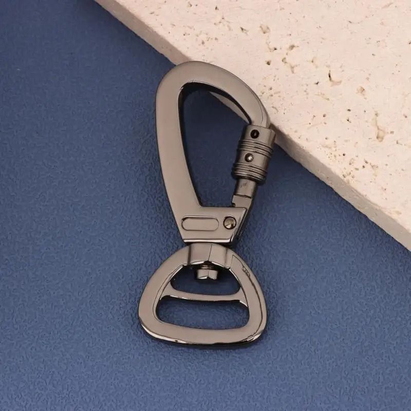 360 Degree Rotatable Carabiner Keychain Hook with Lock