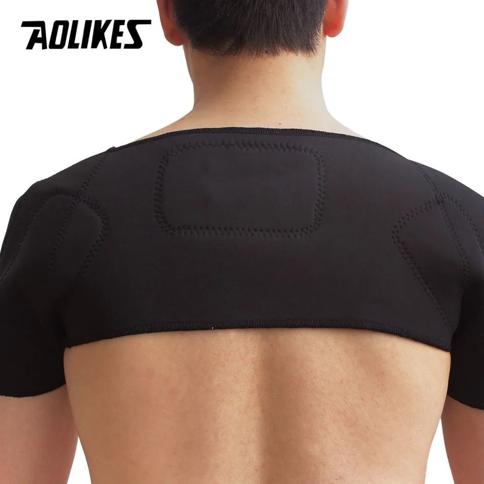 AOLIKES Self Heating Tourmaline Shoulder Magnetic Therapy Support Brace Belt