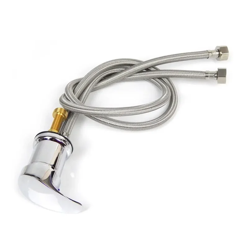 Salon Shampoo Bowl Faucet Set with Spray Hose Hot Cold Mixer Replacement Kit
