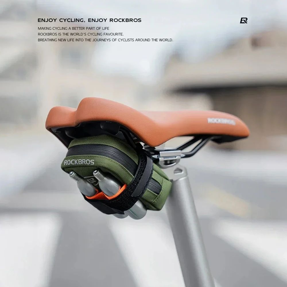 ROCKBROS Mini bike saddle bag Waterproof Compact MTB and Road Under-Seat Pouch
