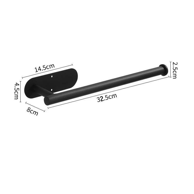 Stainless Steel Adhesive Toilet Paper Holder